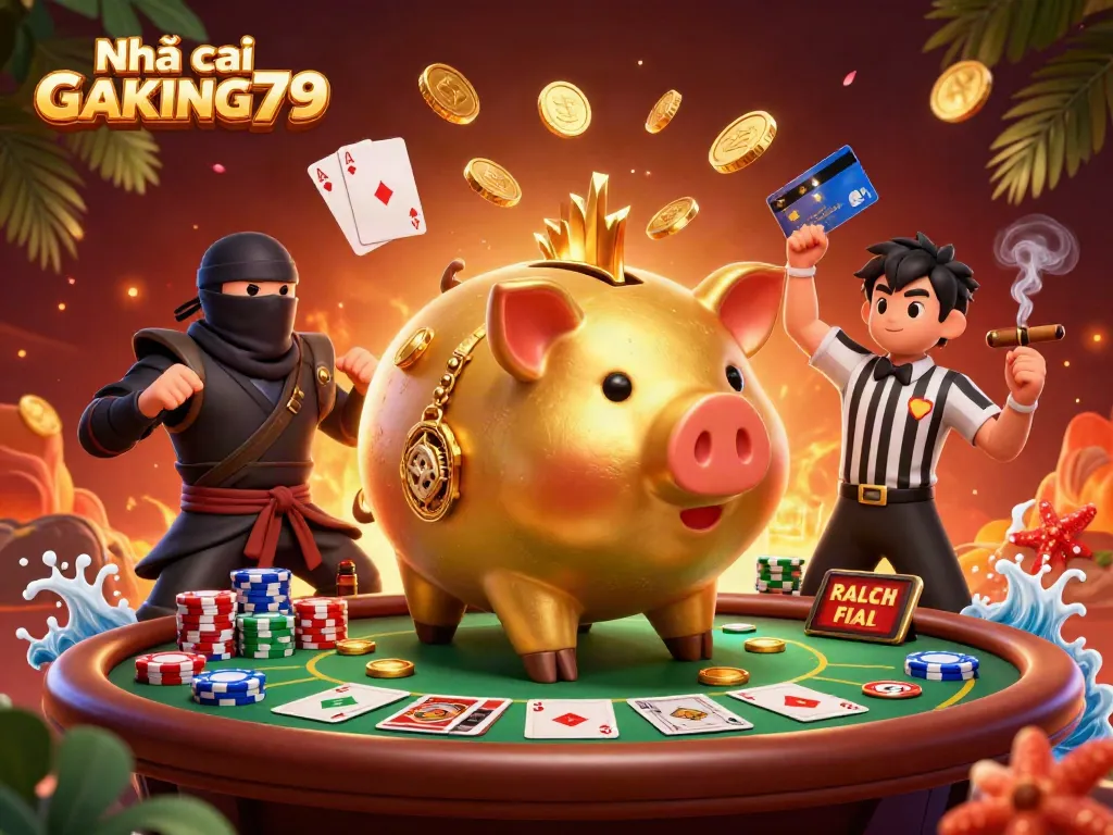 Experience thrilling wins at Nhà cái GAKING79 with dynamic casino gameplay and vibrant characters.