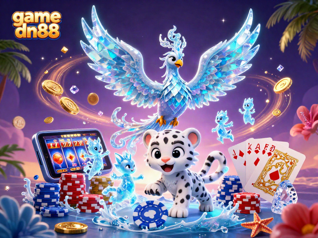 Experience thrilling wins with game dn88, featuring a vibrant scene of casino excitement.