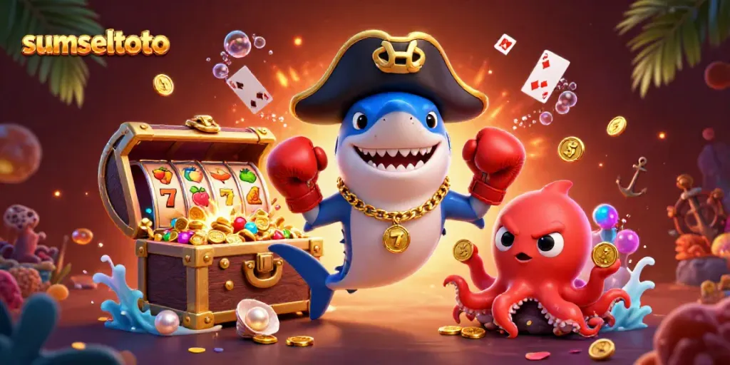 Engage in vibrant gameplay excitement with sumseltoto's playful characters and slot experiences.