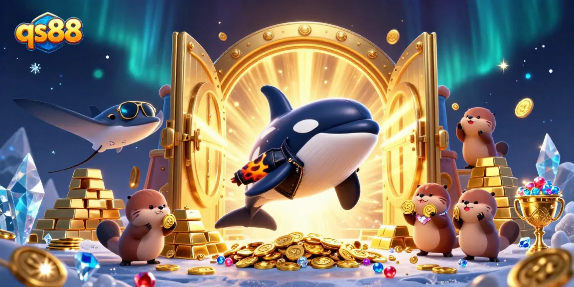 Engage with the vibrant qs88 casino adventure featuring colorful sea characters amid treasure and excitement.