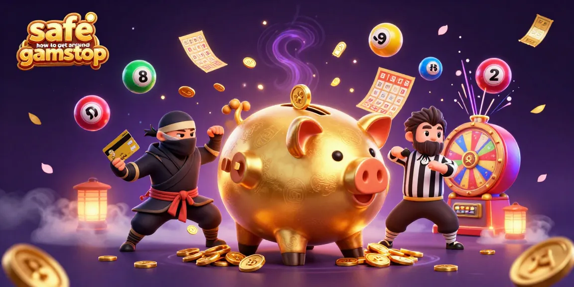 Engage with safe how to get around gamstop using colorful lottery themes in a dynamic 3D casino scene.
