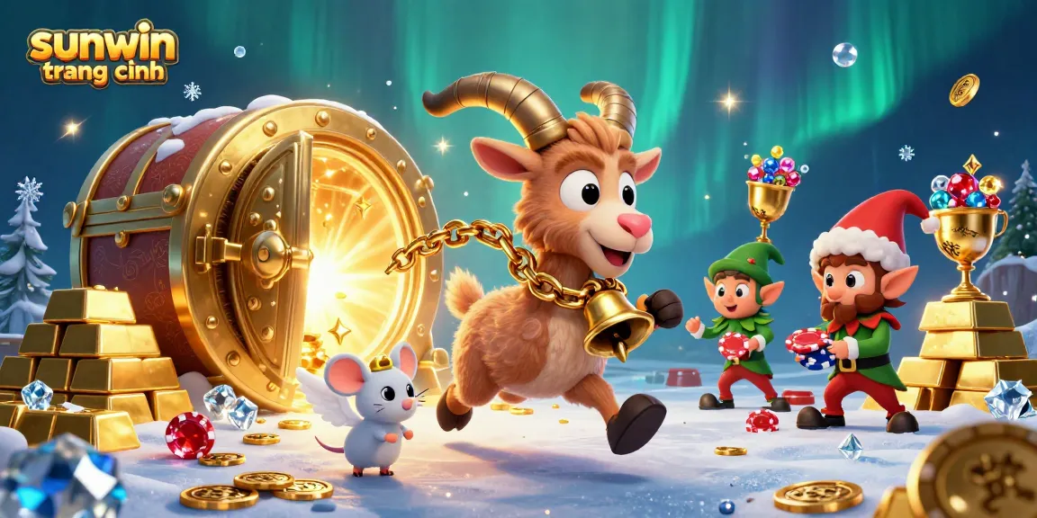 Play exciting games at sunwin trang chính while the Krampus goat runs the casino.