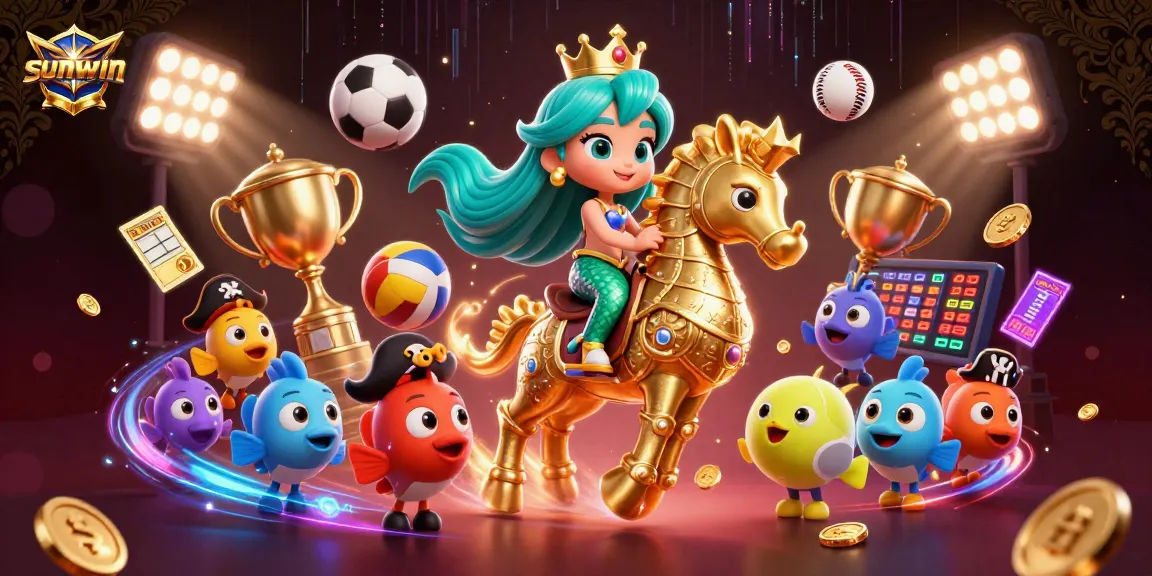 Experience thrilling gameplay at sunwin with vibrant graphics and casino-themed elements.