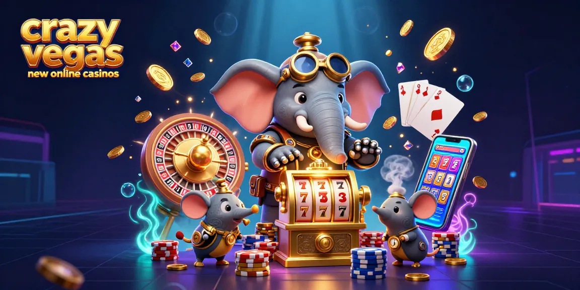 Experience thrilling gameplay at crazyvegas new online casinos with exciting slot machines and vibrant casino elements.